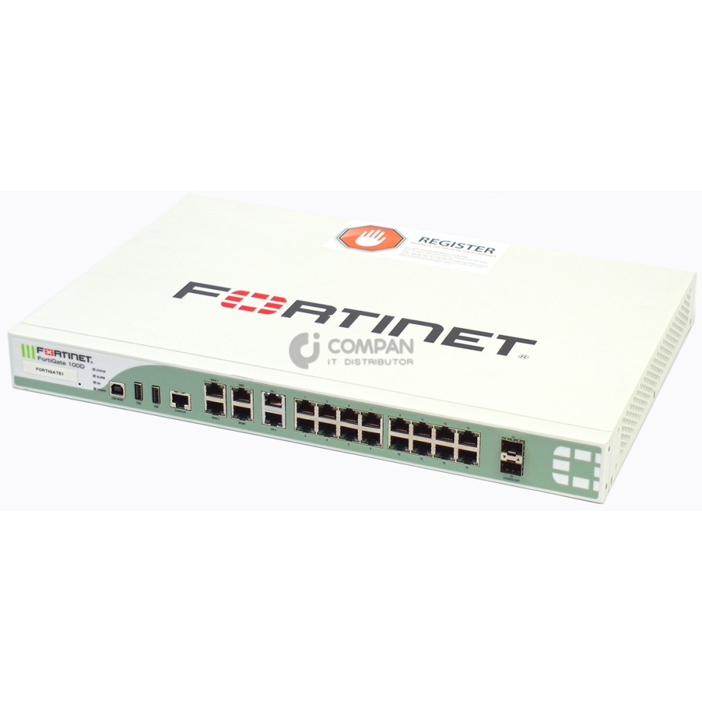 FORTINET FORTIgate 100D 16-PORT ETHERNET + 2-PORT SFP
